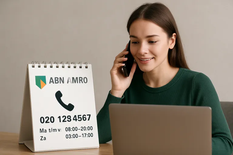 ABN AMRO telefoonnummer en openingstijden