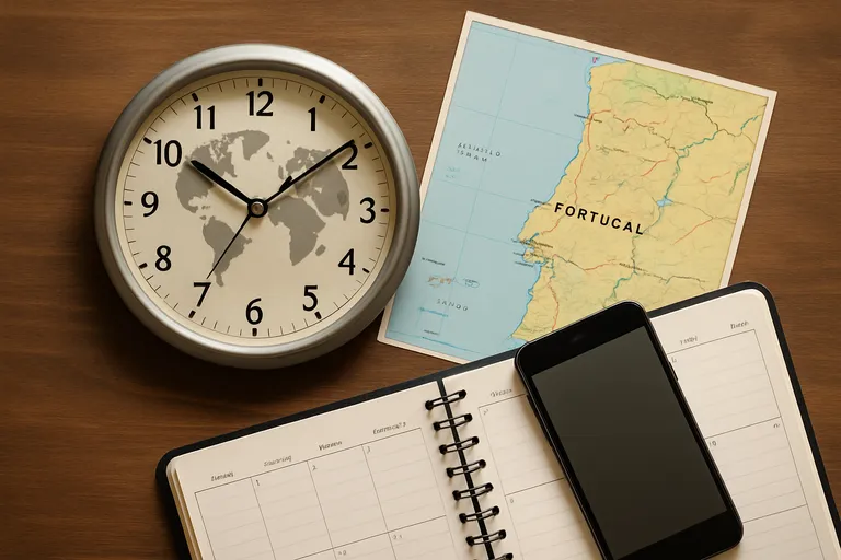 Altijd op tijd in Portugal: zo stem je tijdzones, zomertijd en planning moeiteloos af