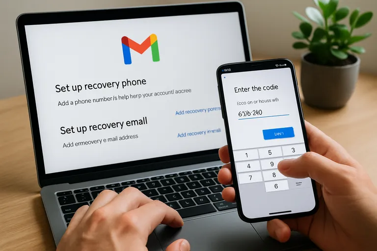 Beveiliging en herstel instellen