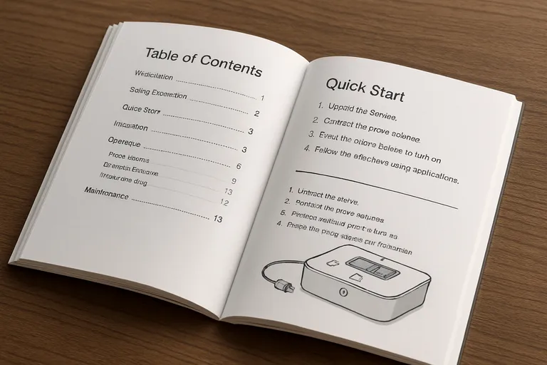 De ideale structuur van een gebruikershandleiding