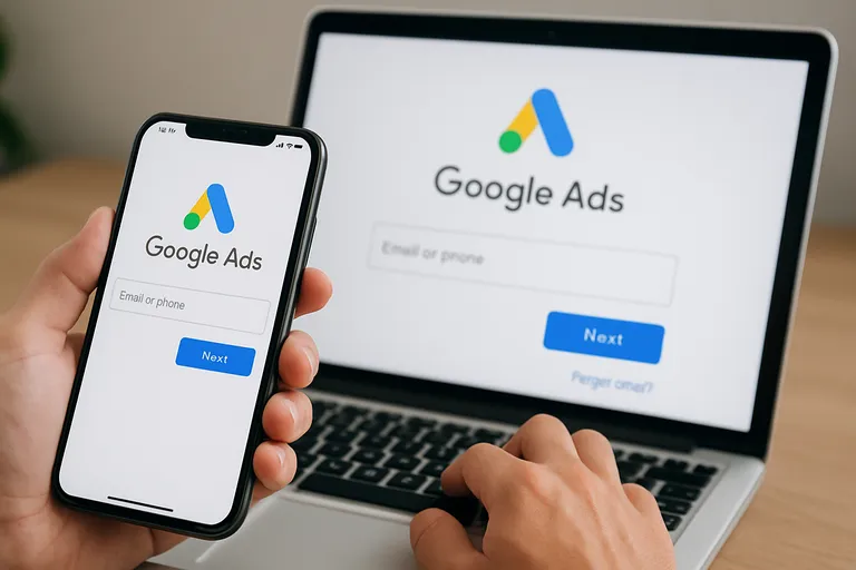 Inloggen op Google ads