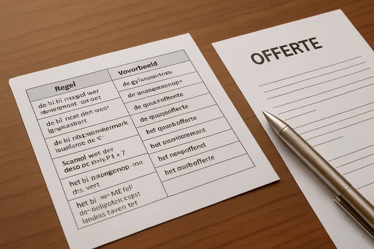 Lidwoorden in context: regels en ezelsbruggetjes