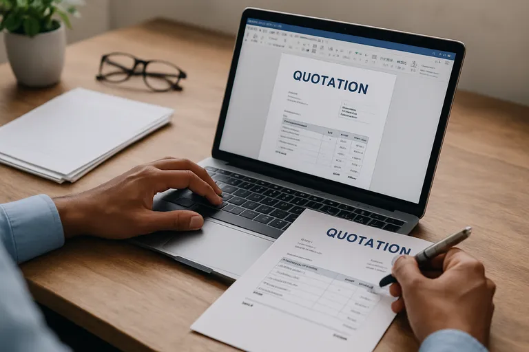 Manieren om gratis een offerte te maken