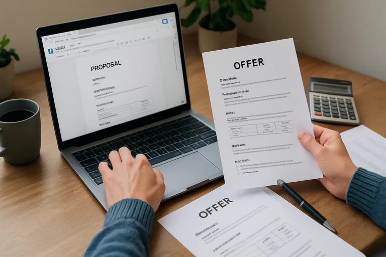 Stappenplan: in 10 minuten een professionele gratis offerte