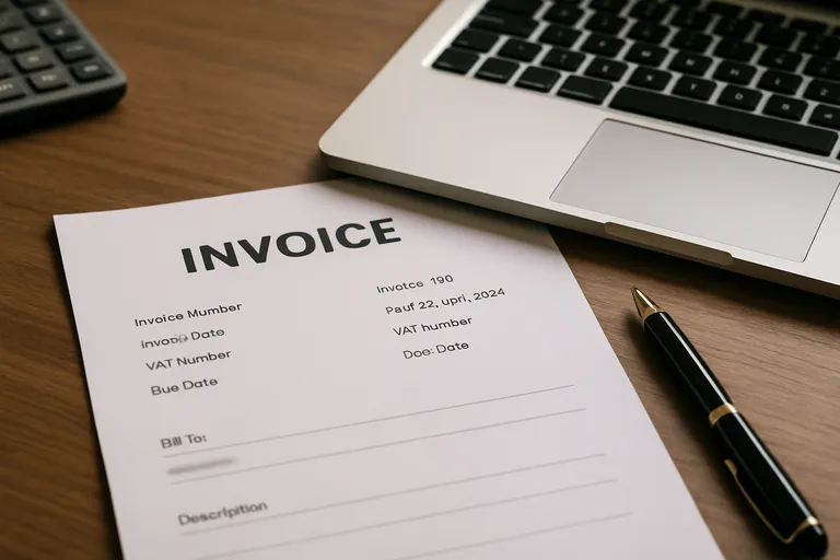 Wat betekent factuur engels en wanneer heb je die nodig?