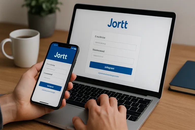 Zo log je stap-voor-stap in op Jortt