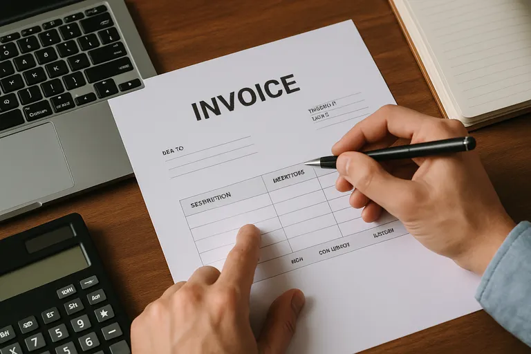 Zo maak je stap-voor-stap een factuur in het engels